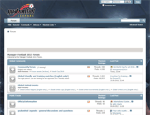 Tablet Screenshot of forum.global.manager-football.org